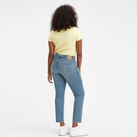 LEVIS Wedgie Icon Fit These Dreams Blue Jean 27 - Picture 11 of 11